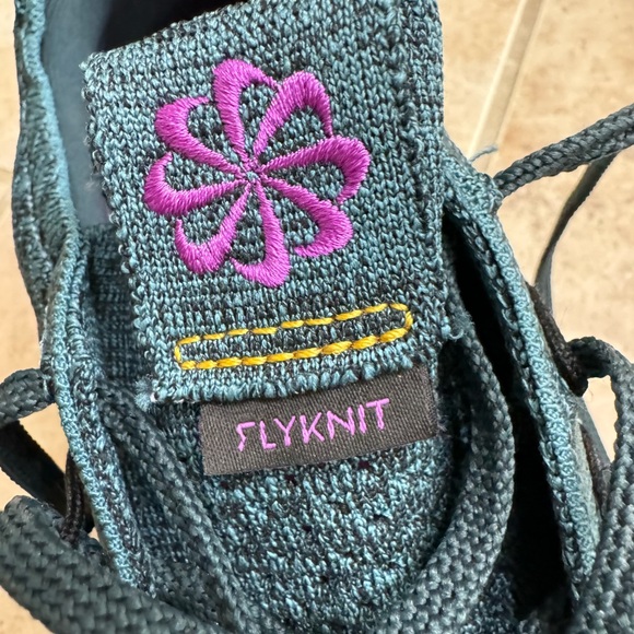 NIKE Zoom Flyknit Pegasus Turbo Road Running Shoes Teal Polka Dot Men’s 12 - Picture 8 of 10